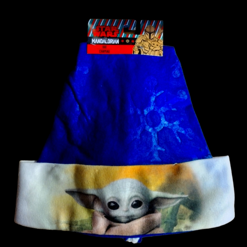 Grogu Santa Claus Hat, Mandalorian Christmas